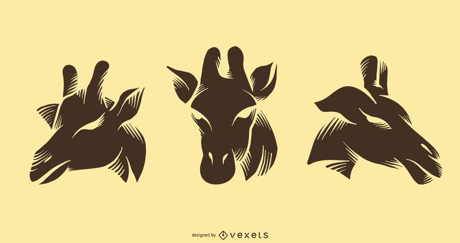 Giraffe Silhouette Tattoo Design Collection Giraffe Silhouette Tattoo Design Collection