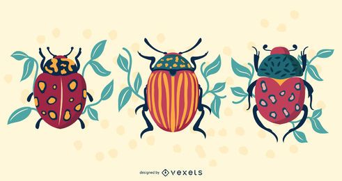 BEETLES VECTOR DESIGN