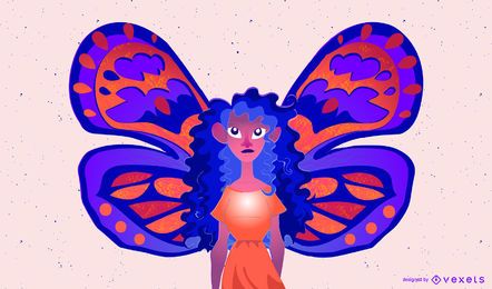 FAIRY FLY BUNTE ILLUSTRATION