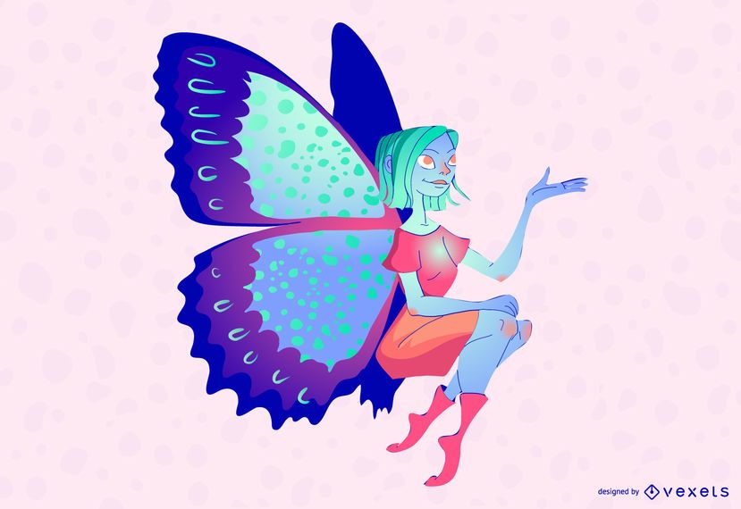 SASSY FAIRY FLY ILLUSTRATION SASSY FAIRY FLY ILLUSTRATION