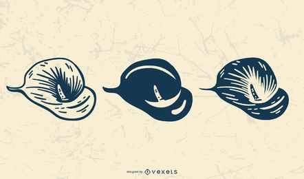 Delicate Flower Vector Art Delicate Flower Vector Art