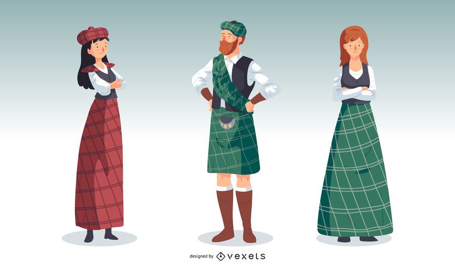 Scottish Spirit Illustration Scottish Spirit Illustration