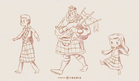 Scotland Characters Scotland Characters