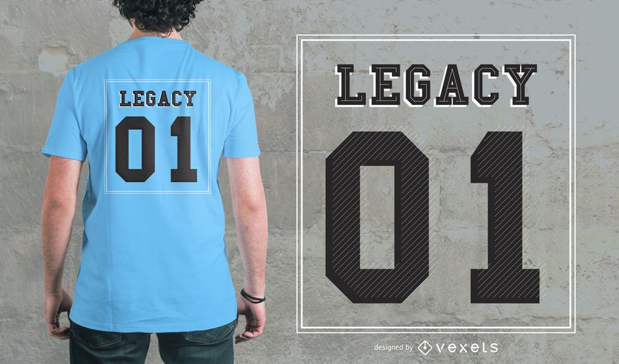 Lettering With Number T-shirt Design Lettering With Number T-shirt Design