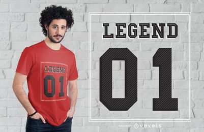 Projeto do t-shirt do número da rotulação Projeto do t-shirt do número da rotulação