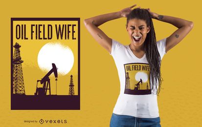 Oil Field T-shirt Design Oil Field T-shirt Design