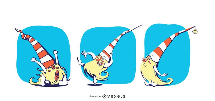 Gnomes Cartoon Vector Set Gnomes Cartoon Vector Set