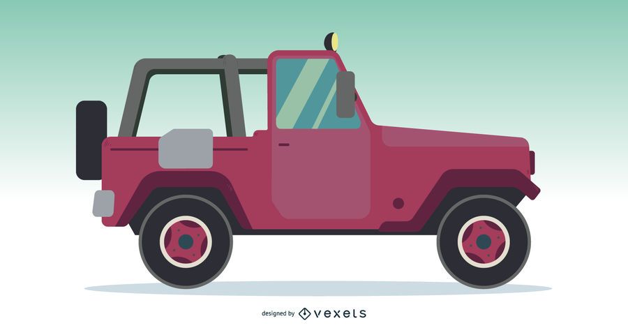 Off-road Jeep Truck Car Vector Off-road Jeep Truck Car Vector
