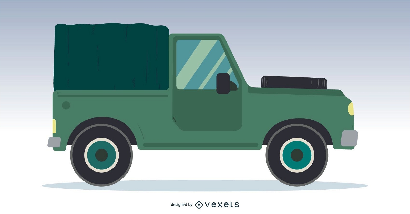 Geländewagen-Vektor-Design