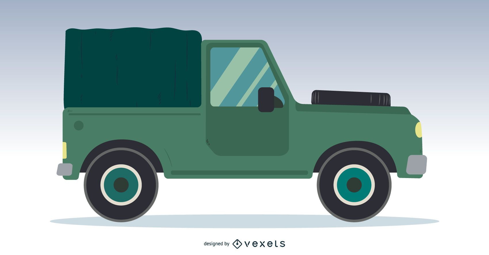 Geländewagen-Vektor-Design