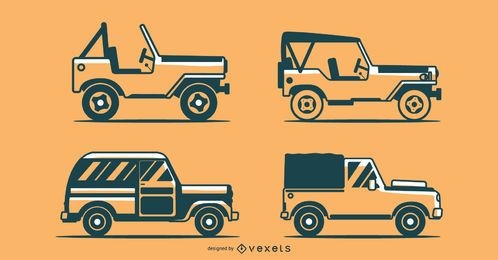Off-road Vehicle Vector Collection