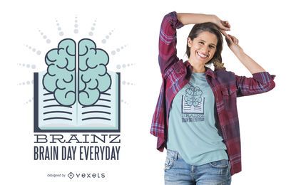 Brain Learning T-Shirt Design