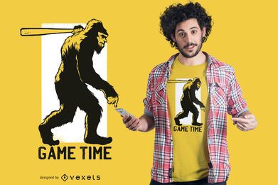 Diseño de camiseta de caza Sasquatch Diseño de camiseta de caza Sasquatch