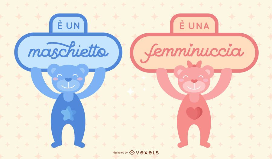 New Baby Italian Lettering Pack New Baby Italian Lettering Pack