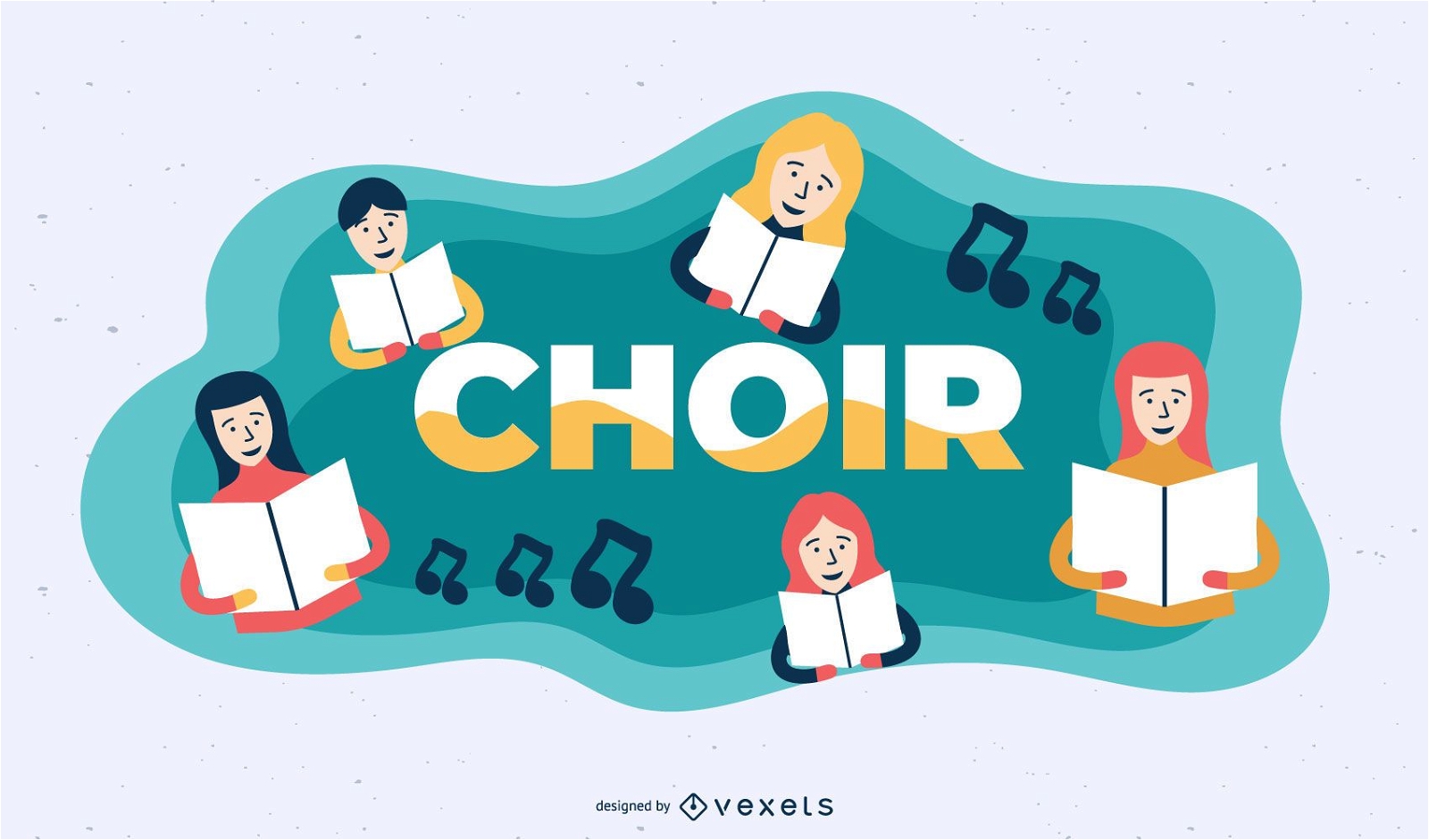 Choir subject illustration