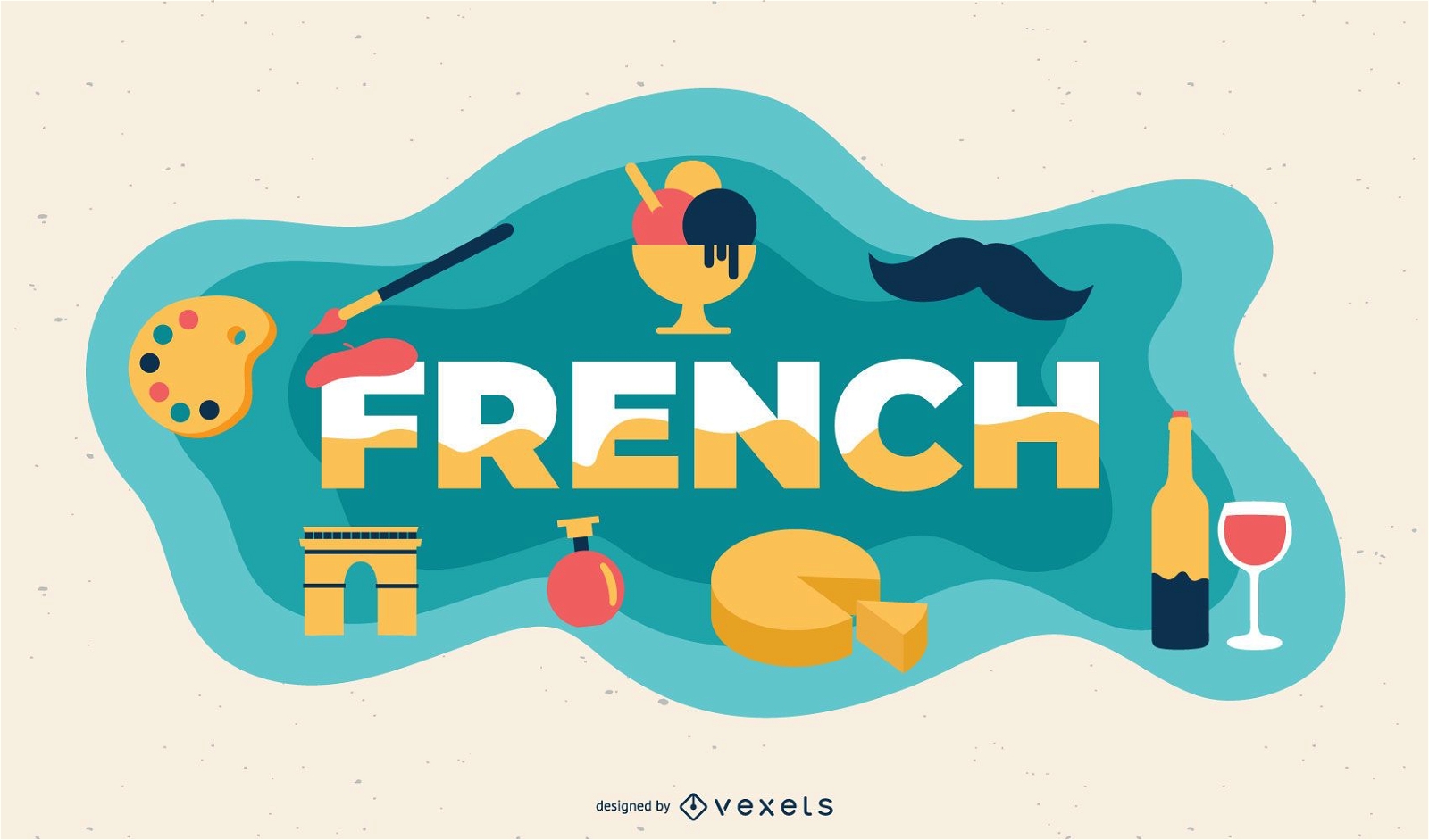 French subject illustration