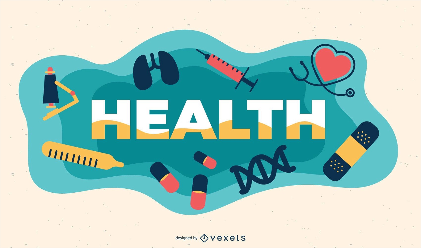 Health subject illustration