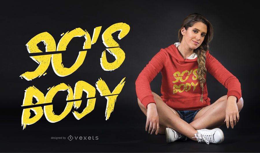 90's Body T-shirt Design 90's Body T-shirt Design