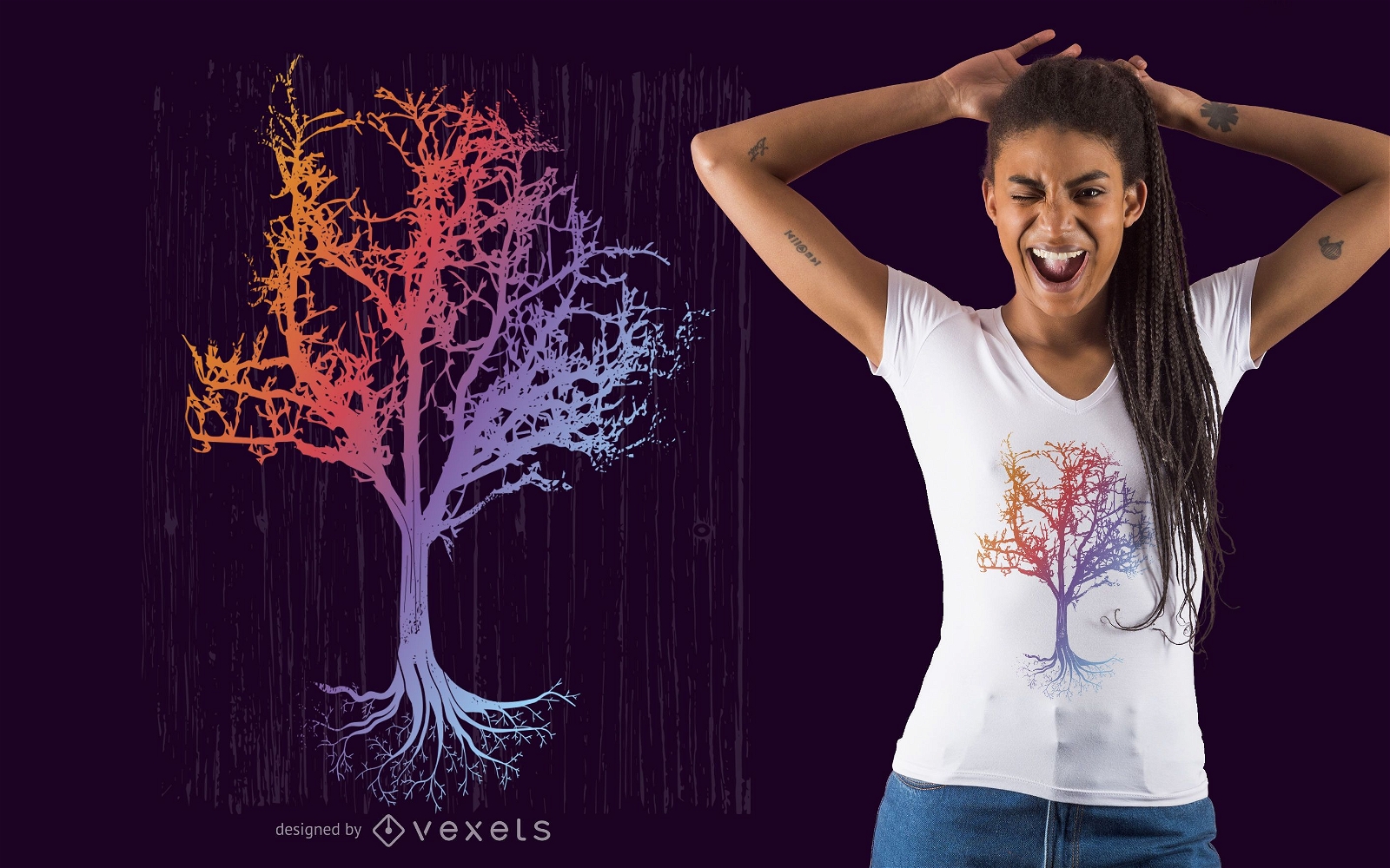 Enchanted Tree T-shirt Design