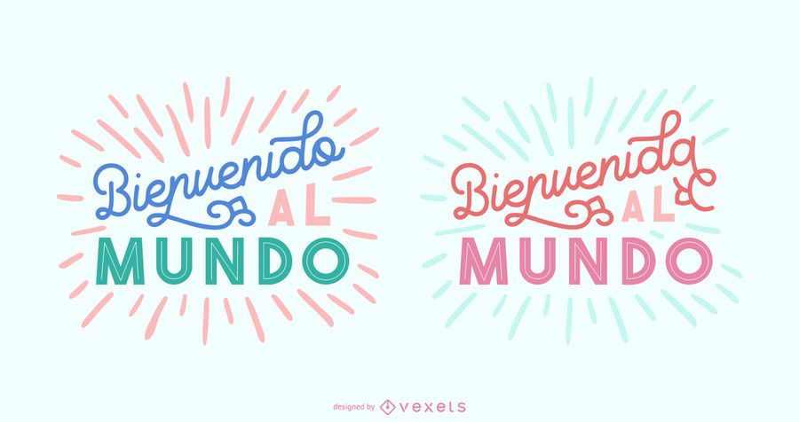 New Baby Spanish Lettering Banner Set New Baby Spanish Lettering Banner Set