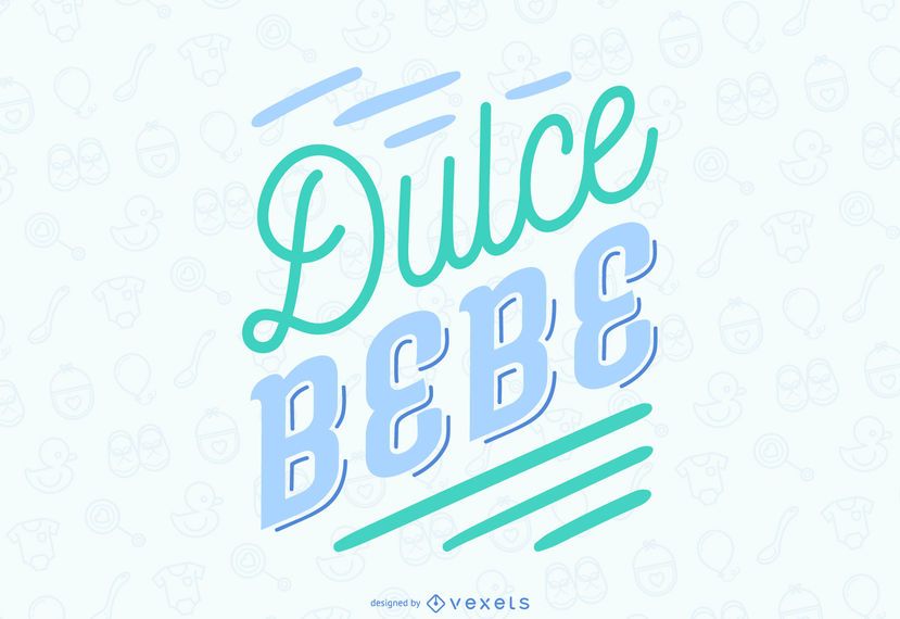 New Baby Boy Spanish Lettering Banner New Baby Boy Spanish Lettering Banner