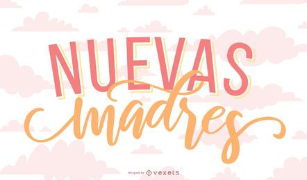 Novo banner de letras da mãe em espanhol