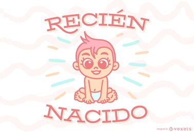 Newborn Spanish Quote Baby Banner Newborn Spanish Quote Baby Banner