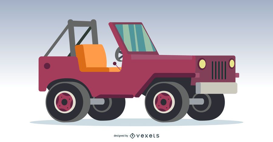 Coche todoterreno rosa 4x4 Coche todoterreno rosa 4x4