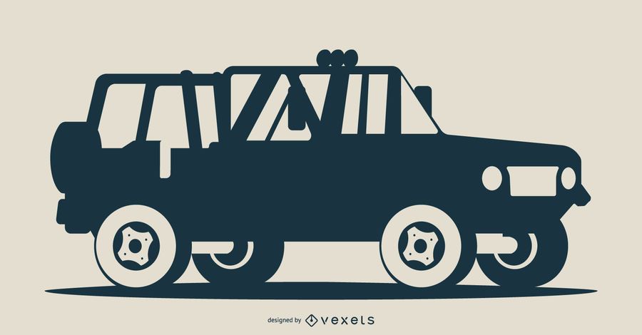Blue Vehicle Silhouette Illustration Blue Vehicle Silhouette Illustration