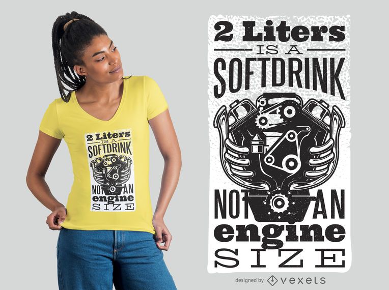 Soft Drink T-Shirt Design Soft Drink T-Shirt Design