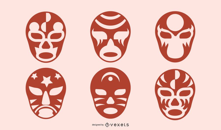 Diseño de máscara de silueta Diseño de máscara de silueta