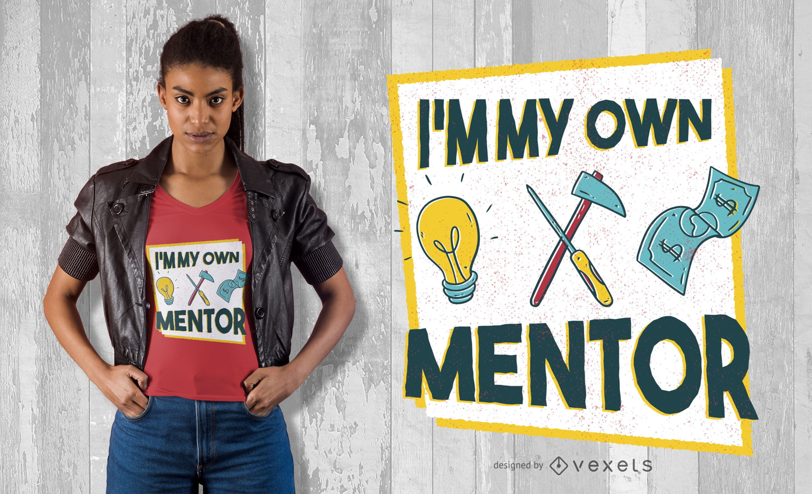 EIGENES MENTOR-T-SHIRT-DESIGN