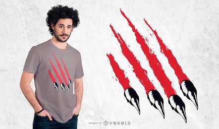 Bear Claw T-shirt Design Bear Claw T-shirt Design