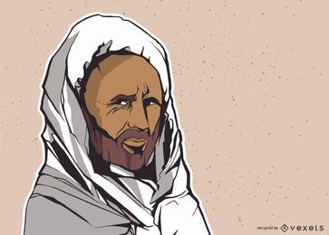 INDIAN MAN ILLUSTRATION INDIAN MAN ILLUSTRATION