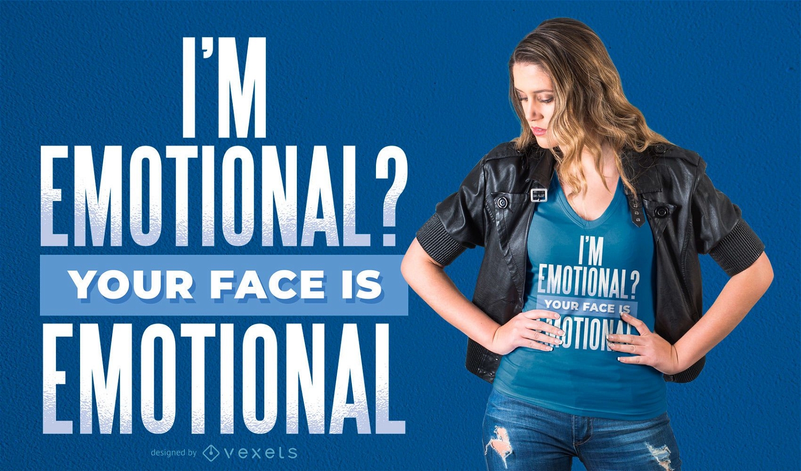 Your Face is Emotional T-Shirt Design 
