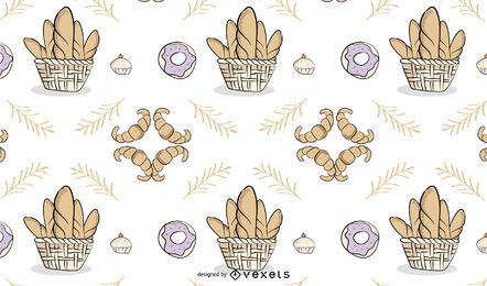Bakery Themed Background Bakery Themed Background