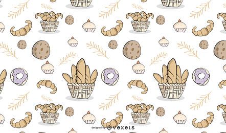 Bäckerei Tileable Pattern Design Bäckerei Tileable Pattern Design