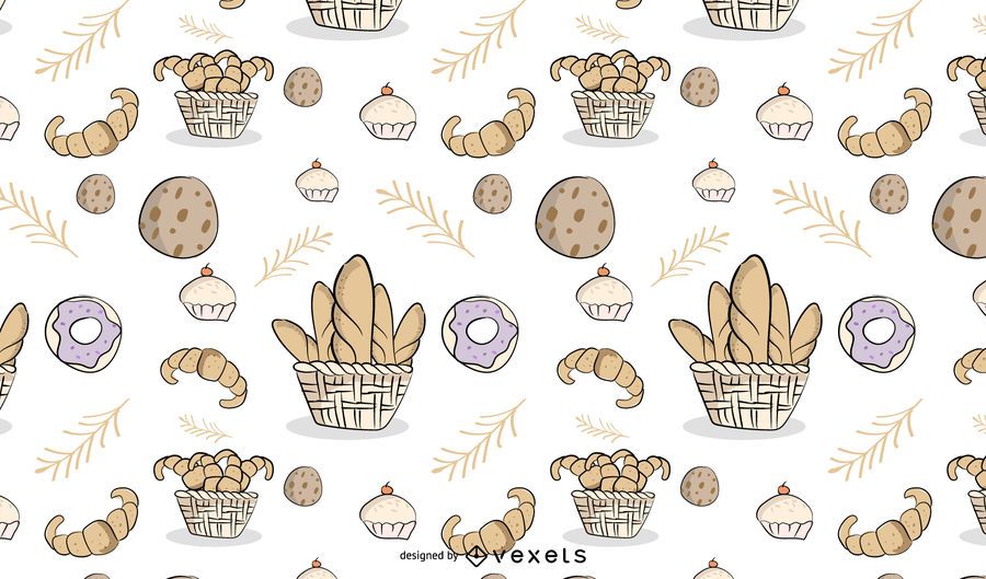 Bäckerei Tileable Pattern Design Bäckerei Tileable Pattern Design