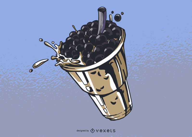 Bubble Tea Abbildung Bubble Tea Abbildung