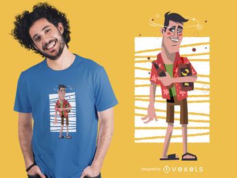 Diseño de camiseta hombre borracho Diseño de camiseta hombre borracho