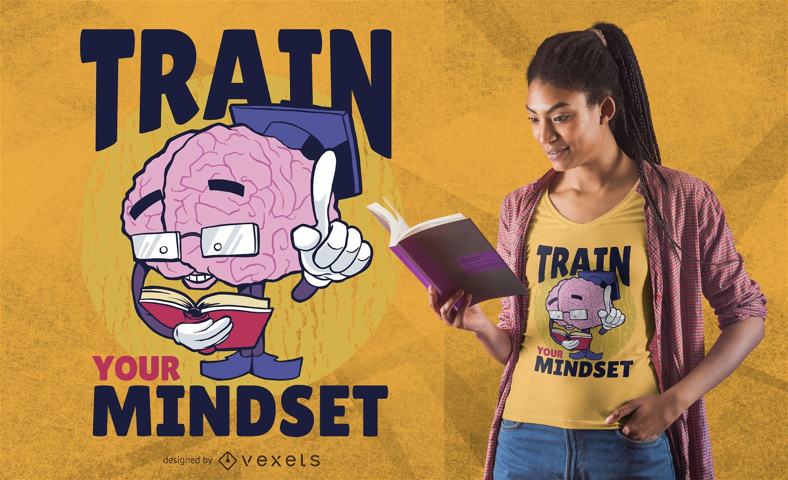 Train your mindset t-shirt design