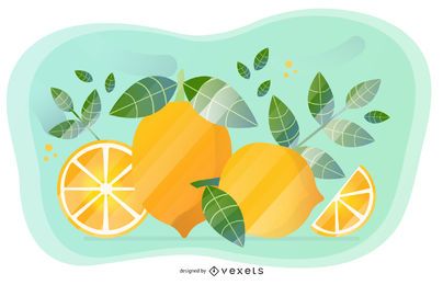 Lemon Vector Artistic Design Lemon Vector Artistic Design