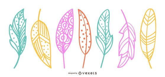 Ilustração de Beautiful Leaves Design