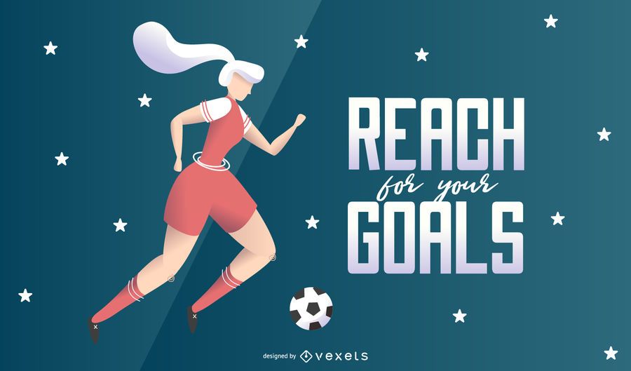 Reach For Your Goals Illustration Reach For Your Goals Illustration