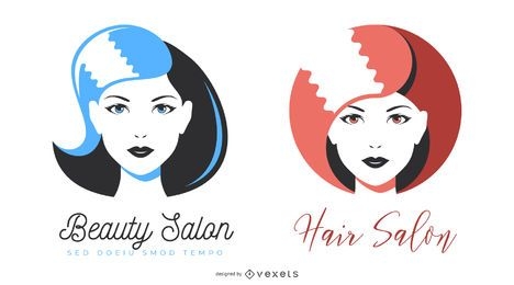 Salón de belleza y peluquería Ilustraciones