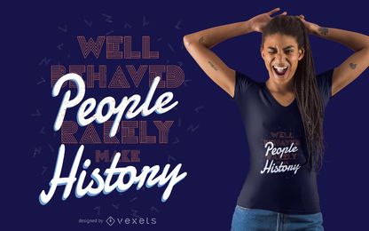 Letras que fazem a história do design de camisetas