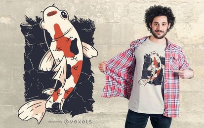 Koi Fisch T-Shirt Design