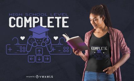 Diseño de la camiseta del juego de la graduación Diseño de la camiseta del juego de la graduación