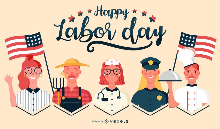 Feliz dia do trabalho empregos ilustração Feliz dia do trabalho empregos ilustração