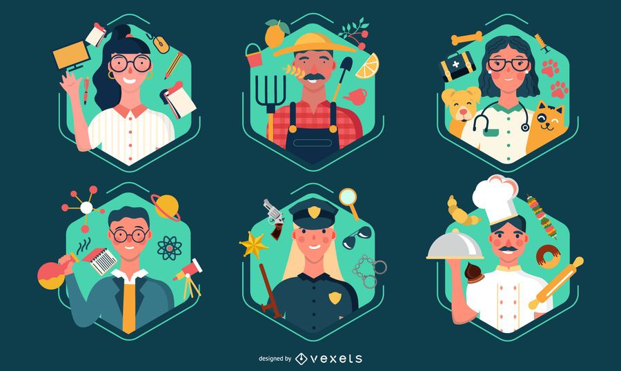 Labor day workers illustration Labor day workers illustration